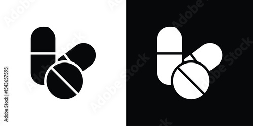 Medicine icon collection. line stroke icon. EPS 10