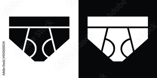 Mens Brief icon collection. line stroke icon. EPS 10