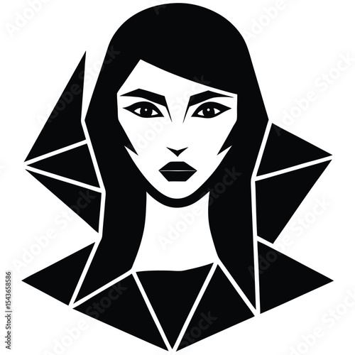 nativity scene silhouette with mary joseph and baby