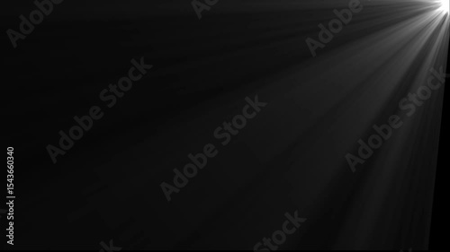 Black and White Abstract Light Background with Dark Texture and Magical Glow