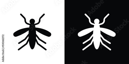 Mosquito icon collection. line stroke icon. EPS 10