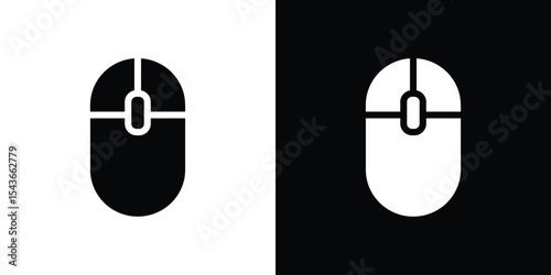 Mouse icon collection. line stroke icon. EPS 10