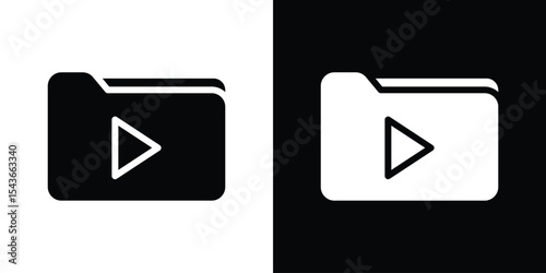Multimedia files icon collection. line stroke icon. EPS 10