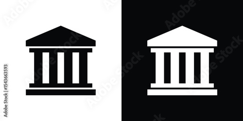 Museum icon collection. line stroke icon. EPS 10