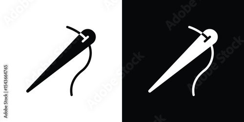 Needle icon collection. line stroke icon. EPS 10