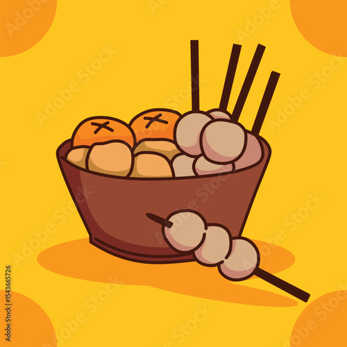 Bowl of Asian Food