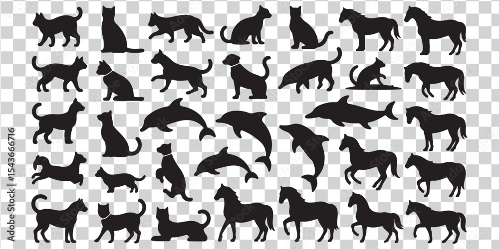 Naklejka premium Black and white grocery icon set food and drink illustration collection.