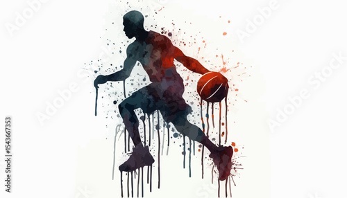 basketball player silhouette