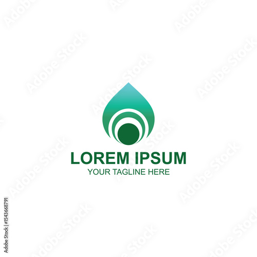 logo design leaf icon for herbal product or business with creative llustration