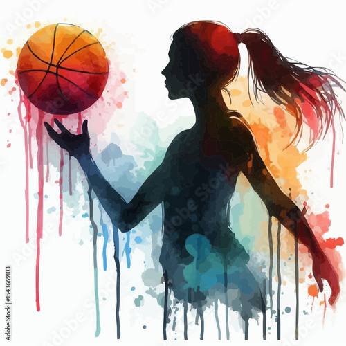 basketball player silhouette