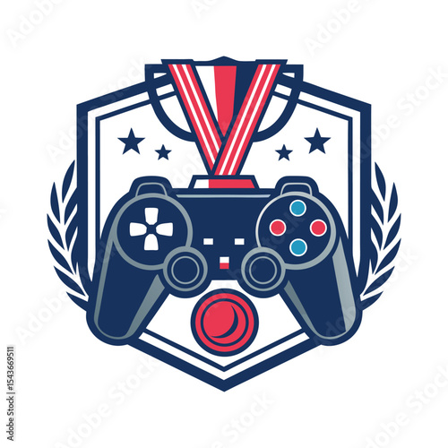 Esports logo vector • mascot gaming emblem • customizable badge icon for streaming, team branding, Twitch, YouTube, gaming tournaments, team identity, modern digital design
