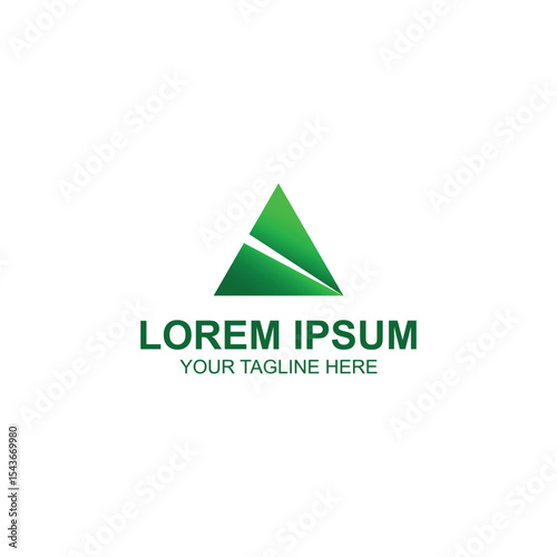 letter a logo design for industry or company business with creative illustration