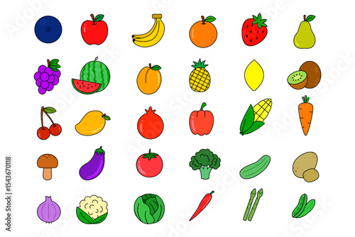 vegetables and fruits