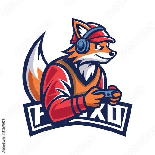 Esports logo vector • mascot gaming emblem • customizable badge icon for streaming, team branding, Twitch, YouTube, gaming tournaments, team identity, modern digital design
