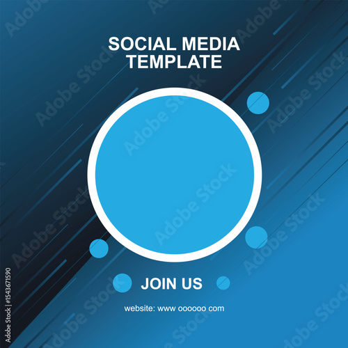  abstract patterns social media post template with a modern and professional look. and blue gradient background with subtle motion effects.