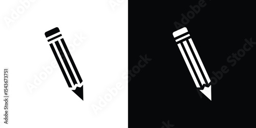 Pencil icon collection. line stroke icon. EPS 10