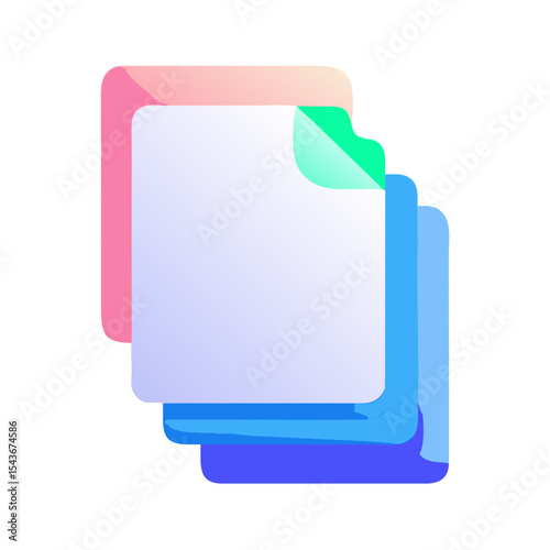 Document stack icon Material SVG Icon