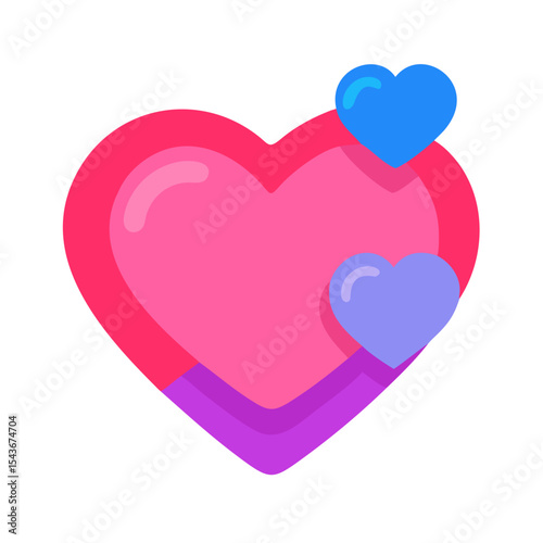 Heart icon filled Material SVG Icon