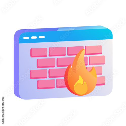 Firewall icon Material SVG Icon