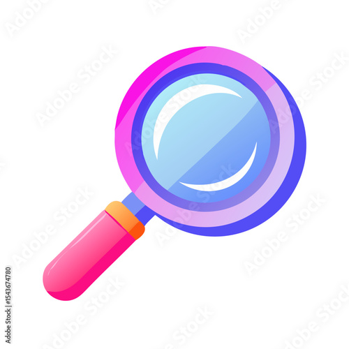 Magnifying glass tilted Material SVG Icon