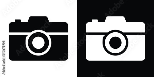 Photo Camera icon collection. line stroke icon. EPS 10