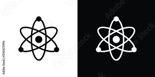 Physics icon collection. line stroke icon. EPS 10