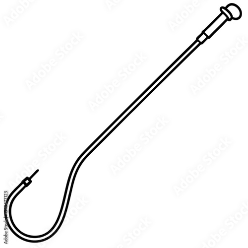 Catheter Tube line art vector