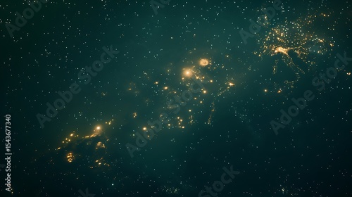 City Lights Sparkle Like Stars A Glimpse Into Urban Nightscapes From Above