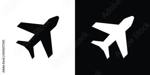 Plane icon collection. line stroke icon. EPS 10
