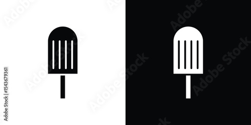 Popsicle icon collection. line stroke icon. EPS 10