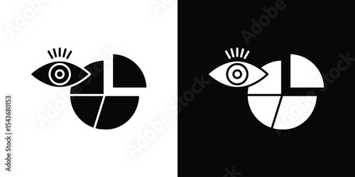 Predictive analytics icon collection. line stroke icon. EPS 10