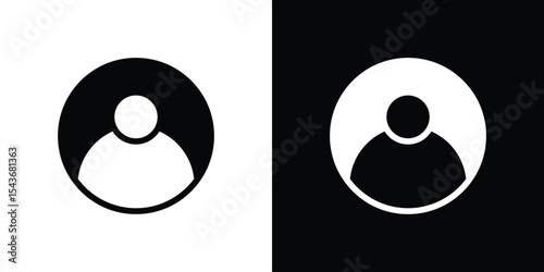 Profile icon collection. line stroke icon. EPS 10
