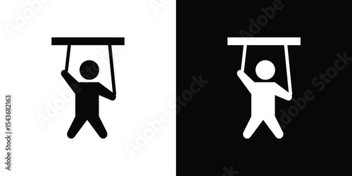 Puppet icon collection. line stroke icon. EPS 10