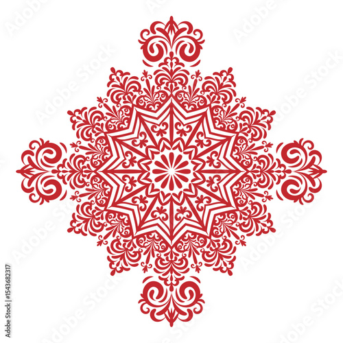 Geometric mandala background design.