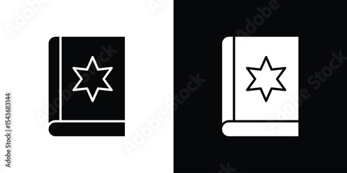 Quran book icon collection. line stroke icon. EPS 10