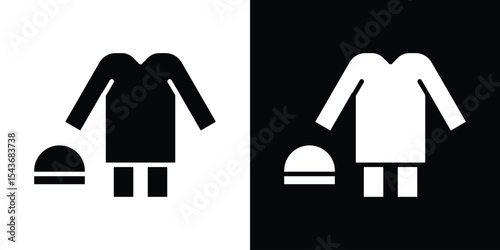 Ramadan clothes icon collection. line stroke icon. EPS 10