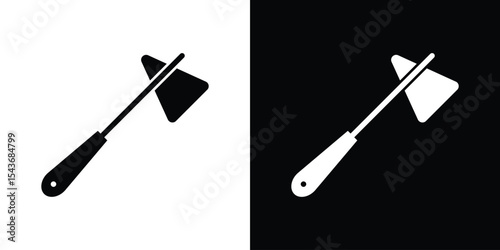 reflex hammer icon collection. line stroke icon. EPS 10