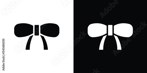 Ribbon icon collection. line stroke icon. EPS 10