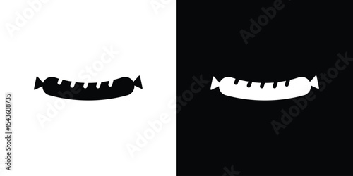 Sausage icon collection. line stroke icon. EPS 10