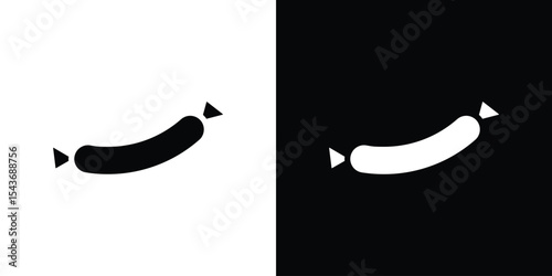 Sausage icon collection. line stroke icon. EPS 10