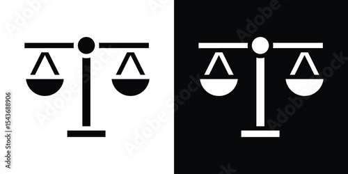 Scale icon collection. line stroke icon. EPS 10