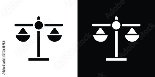 Scale icon collection. line stroke icon. EPS 10