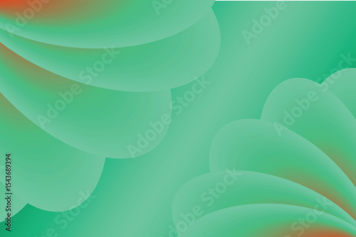 Abstract Gradient Overlapping Curves Background