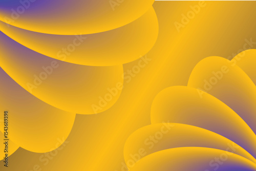 Abstract Gradient Overlapping Curves Background