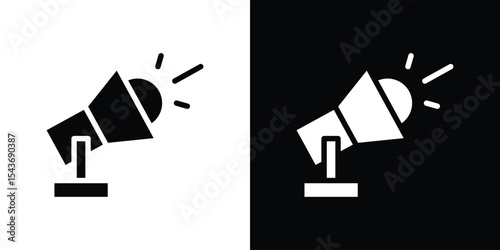 Searchlight icon collection. line stroke icon. EPS 10