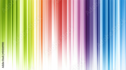 Abstract Rainbow Colored Lines Background with Gradient Effect and Motion