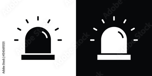 Siren icon collection. line stroke icon. EPS 10