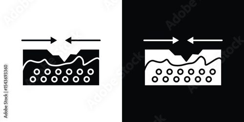 Skin healing icon collection. line stroke icon. EPS 10