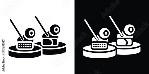 Spanish snack icon collection. line stroke icon. EPS 10