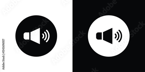 Speaker icon collection. line stroke icon. EPS 10